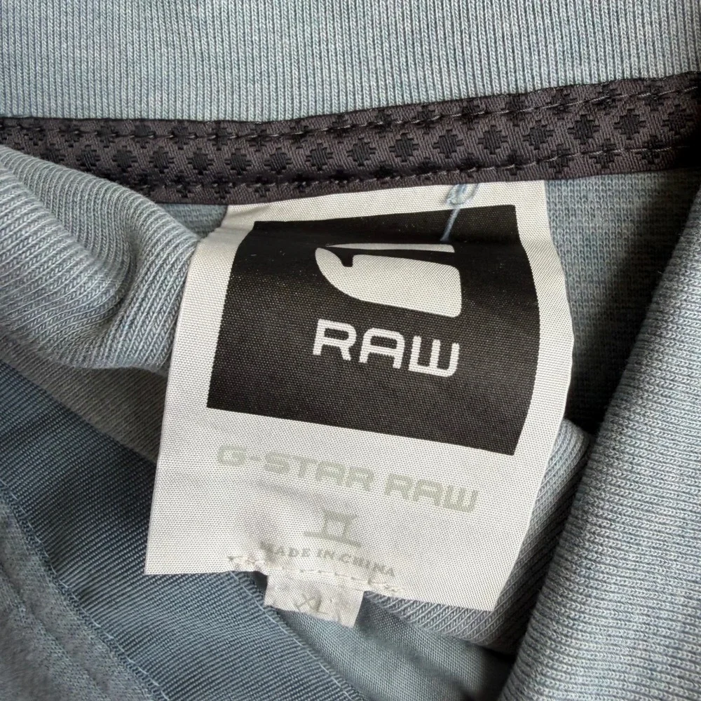 G-Star Raw Shawl Pullover Mens XL Blue Trey Coll SW L/S Casual Streetwear